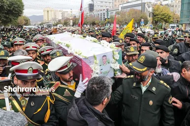 گزارش تصویری | مراسم تشییع پیکر «شهید خموشی» از شهدای حادثه تروریستی تفتان