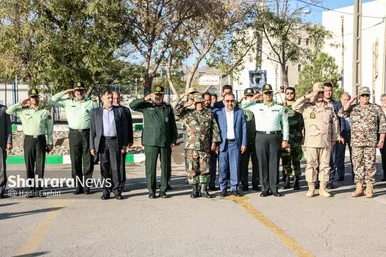 عکس | صبحگاه مشترک نیروهای مسلح استان خراسان رضوی