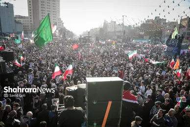 گزارش تصویری | مراسم تشییع پیکر شهدای مدافع امنیت در مشهد (۲۲ دی ۱۴۰۴) - ۳