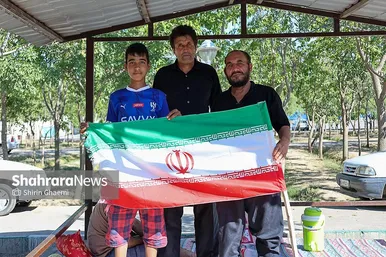 گزارش تصویری | بوستان زائرپذیر غدیر مشهد میزبان زائران و عزاداران امام شهید
