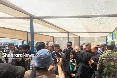 گزارش تصویری | زهرا بهروز آذر، نماینده رئیس جمهور به دوغارون رفت