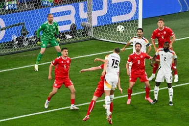 عکس‌هایی از بازی تیم‌های ملی آلمان و دانمارک در یورو ۲۰۲۴