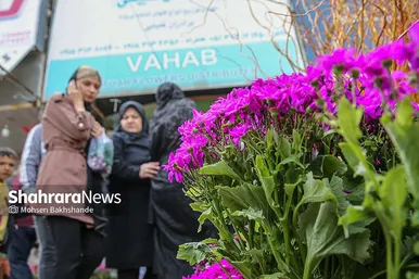 حال و هوای بازار گل در آستانه عید نوروز