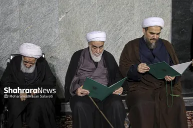 گزارش تصویری | شب چهارم مراسم بزرگداشت رهبر شهید انقلاب اسلامی در حرم مطهر رضوی