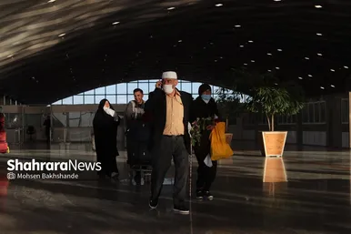 بازگشت اولین کاروان حجاج خراسانی