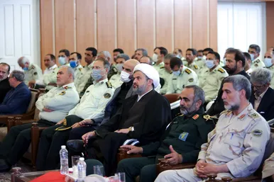  مراسم تودیع ومعارفه فرمانده انتظامی مشهدمقدس 