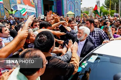 عکس‌هایی از پزشکیان و جلیلی پای صندوق رای در مرحله دوم انتخابات