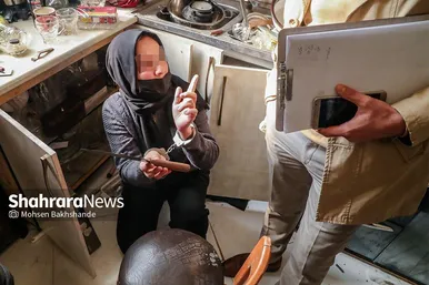گزارش تصویری | بازسازی صحنه قتل پدر توسط دختر در مشهد