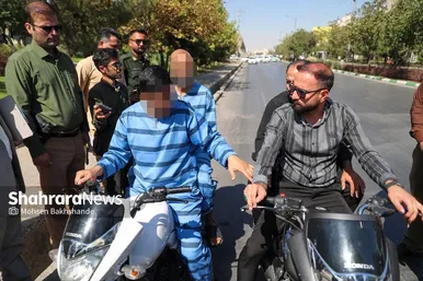 گزارش تصویری | صحنه شهادت ۲ بسیجی در مشهد بازسازی شد