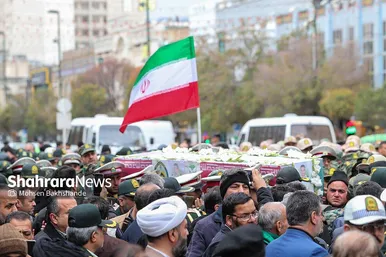 گزارش تصویری | مراسم تشییع پیکر «شهید خموشی» از شهدای حادثه تروریستی تفتان