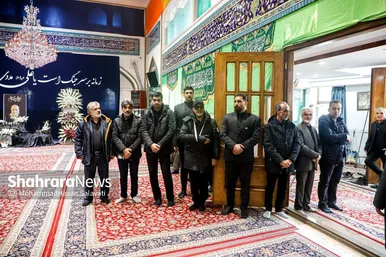 گزارش تصویری| مراسم ختم پدر رضا عطاران در مشهد
