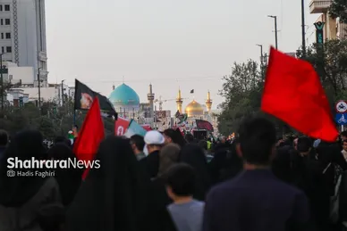 گزارش تصویری | مراسم جاماندگان اربعین حسینی در مشهد ۳