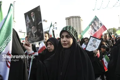 گزارش تصویری | مراسم چهلمین روز شهادت رهبر شهید انقلاب اسلامی در مشهد ۱