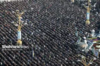 شرکت ۱۴۱ هزار نفر در نماز عید سعید فطر ۱۴۰۵ در حرم مطهر رضوی