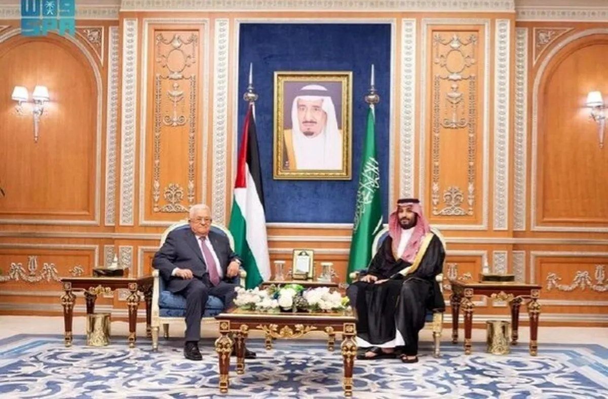 ولیعهد عربستان به محمود عباس پیام داد