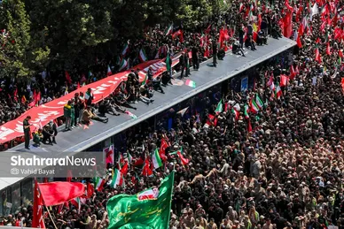 گزارش تصویری | تشییع پیکر امام شهید در تهران (۱۵ تیر ۱۴۰۵) - ۱