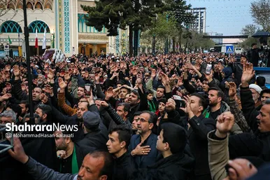دسته عزای علوی در روز شهادت حضرت علی(ع) در مشهد