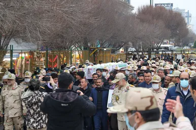 تشییع شهید مرزبانی