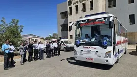 اعزام تیم&zwnj;های اورژانس گناباد برای خدمت به زائران امام رضا (ع) (۳۰ مرداد ۱۴۰۴)