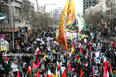 گزارش تصویری | راهپیمایی جمعه نصر و جشن پیروزی مقاومت فلسطین در مشهد