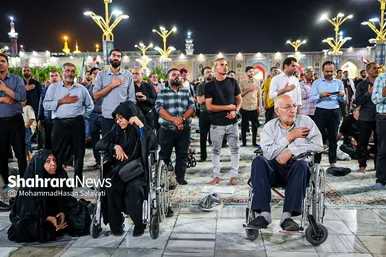 گزارش تصویری | آیین بزرگداشت چهلمین روز تشییع و تدفین تاریخی رهبر شهید انقلاب در مشهد