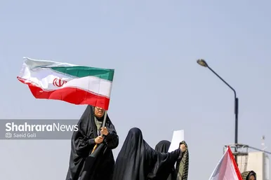 گزارش تصویری | تجمع دانش آموزان مشهدی در محکومیت کشتار کودکان غزه
