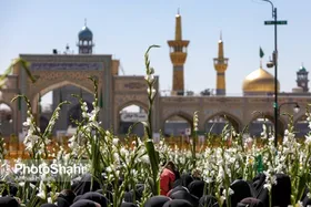 حرم امام&zwnj;رضا(ع) در شب میلاد جوادالائمه(ع) گل&zwnj;باران می&zwnj;شود
