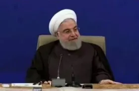 ویدئو/ اعتراض به حذف عادل فردوسی پور در حضور روحانی
