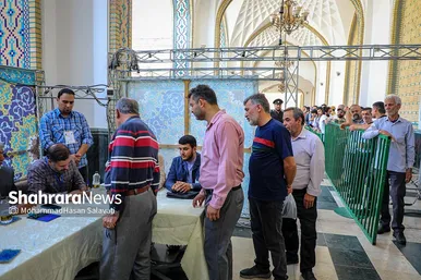 عکس‌هایی از مرحله دوم انتخابات چهاردهمین دوره ریاست‌جمهوری در مشهد (۶)