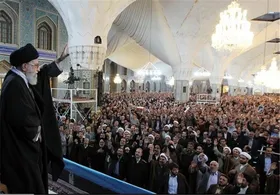 یکم فروردین ۱۴۰۲ ساعت ۱۵ سخنرانی نوروزی مقام معظم رهبری در حرم مطهر رضوی