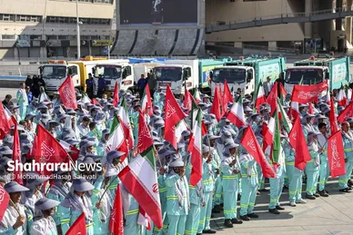 گزارش تصویری | آیین اذن خدمت کاروان خدام الحسین (ع) شهرداری مشهد