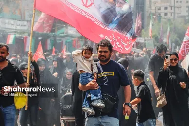 گزارش تصویری | مراسم جاماندگان اربعین حسینی در مشهد