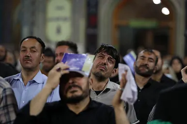 مراسم احیاء شب 23 ماه رمضان در حرم مطهر رضوی