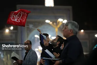 مراسم احیاء شب ۲۳ ماه رمضان در حرم مطهر رضوی