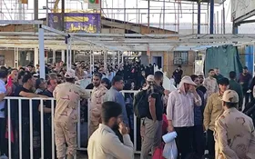 خروج بیش از ۱۶ هزار زائر از مرز مهران در ۲۴ ساعت گذشته