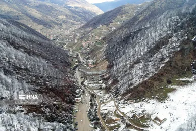 گلستان در زمستان