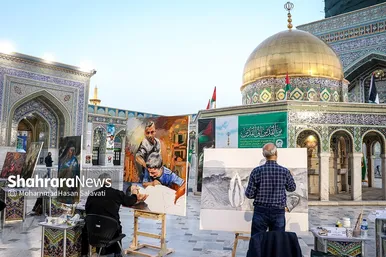 رویداد هنری «من القدس، الی القدس» در حرم مطهر رضوی