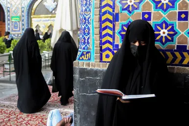 ترتیل خوانی قرآن کریم در مسجد گوهرشاد حرم مطهر رضوی