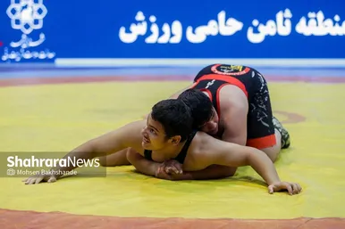 گزارش تصویری | پایان پنجمین لیگ کشتی محلات مشهد