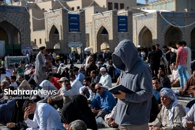 مراسم دعای عرفه در حرم مطهر رضوی