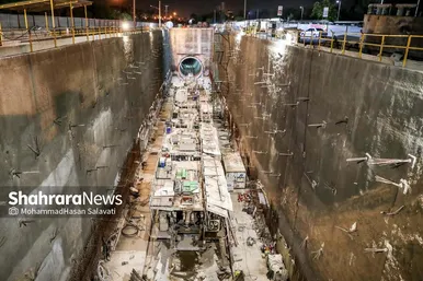 عملیات انتقال دستگاه TBM حفاری قطار شهری