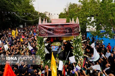 عکس‌هایی از مراسم تشییع پیکر شهید اسماعیل هنیه در تهران - ۱