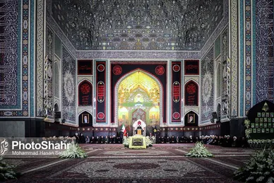 عکس| آیین خطبه‌خوانی شب شهادت امام رضا علیه السلام (۱۳ شهریور ۱۴۰۳)