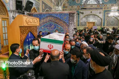 تشییع پیکر شهید حجت الاسلام دارایی در مشهد