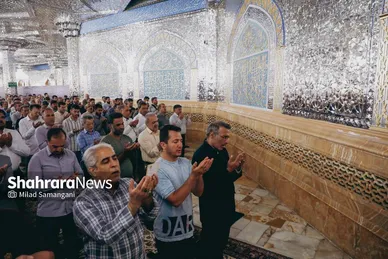 گزارش تصویری | اقامه نماز عید قربان در حرم رضوی (۱۶ خرداد ۱۴۰۴)