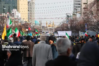 گزارش تصویری | راهپیمایی ۲۲ بهمن ۱۴۰۳ در مشهد