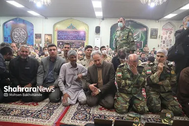 مراسم تشییع پیکر مطهر سرباز شهید «احمد لطفی» در مشهد