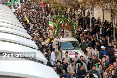 تشییع با شکوه ۳ شهید مدافع امنیت در مشهد