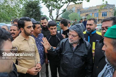 عکس‌هایی از خیابان سپاه در محله سیدی مشهد ۴۸ ساعت پس از سیل