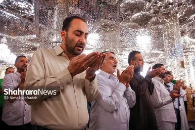 نماز عید سعید قربان در حرم مطهر رضوی